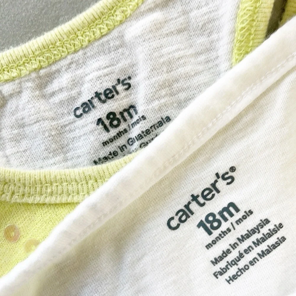 Carter’s baby girls tank tops